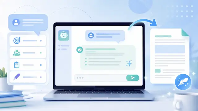 ChatGPTで文章を作る指示文のコツのイメージ