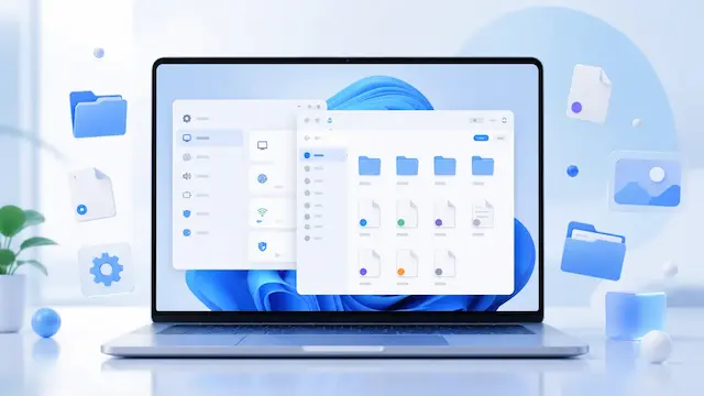 Windows 11でファイルの拡張子を表示する方法のイメージ